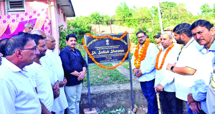 Satish Sharma tours Chhamb constituency; inaugurates utility services